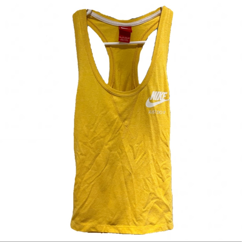 women’s xsmall yellow nike tank